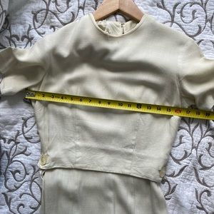 Vintage Cream Sundress circa 1940s